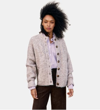 GILET uni MARLIN - La Petite Etoile - Taupe