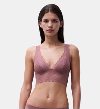 Soutien-gorge sans armature mousse maille douce - Chantelle - Rose des bois