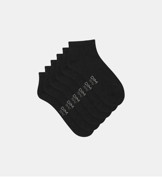 Lot de 3 paires de chaussettes Coton - Dim - Noir