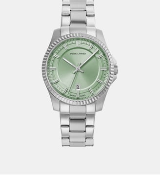 Montre Metropolitain Vert 205K171 - Pierre Lannier - Argenté