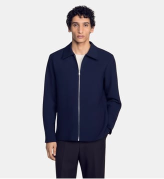 Chemise zippée en jersey Sandro