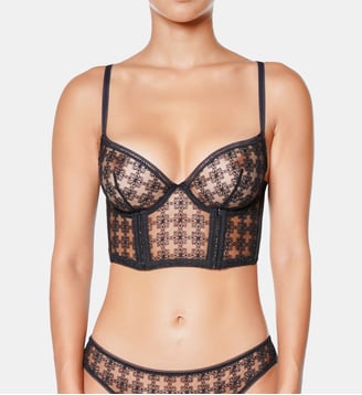 Bustier  - Cafe Fleur - Huit - Noir