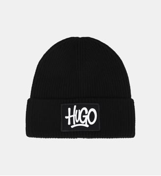 Bonnet en tricot - Hugo Kids - Black