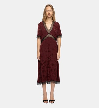 Robe Redoxal 100% Soie Zadig&Voltaire
