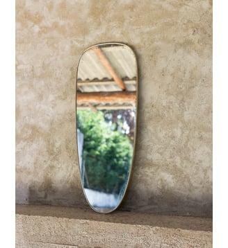 Miroir allongé Igor N°1139- Produit chiné - Debongout - Doré