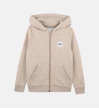 Cardigan de jogging - BOSS Kidswear - Écru chiné