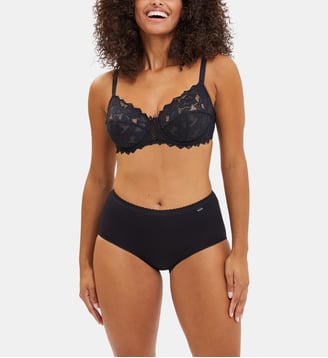 Lot de deux slips Classique Coton B - Sans Complexe - Noir