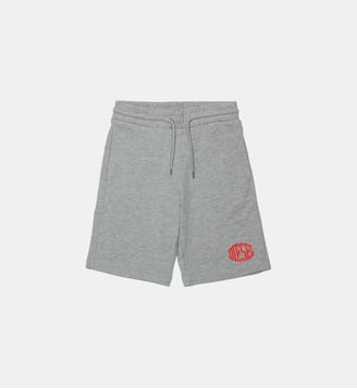 Shorts en molleton avec logo - Diesel Kids - Gris
