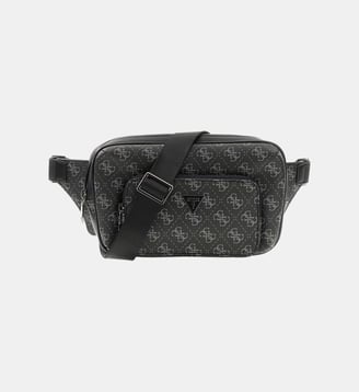 Sac banane Milano Bumbag  monogramme - Guess - Jaune