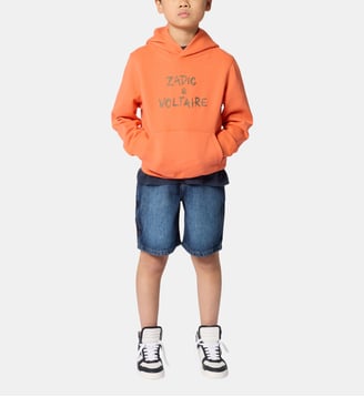 Sweat à capuche - Zadig&Voltaire Kids - Sépia