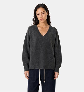 Pull Malya Plain - Leon & Harper - Anthracite