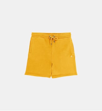 Short en coton molletonné - Serge Blanco - Jaune