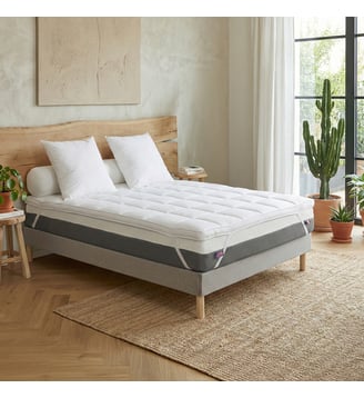 Surmatelas Naturel antiacarien - Dodo - Blanc