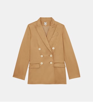 Veste Ezio en viscose - Ines de la Fressange Paris - Marron