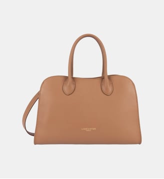 Sac à main Donna Hopper en cuir - Lancaster - Moka