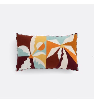 Housse de coussin rectangulaire 50x30 cm, en coton La Redoute Interieurs