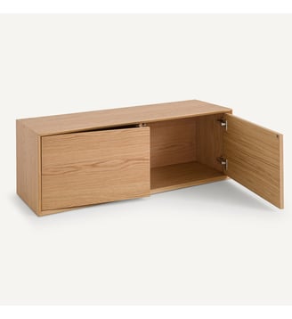 Caisson L110 x P42 cm plaqué chêne - AM.PM - Chêne naturel