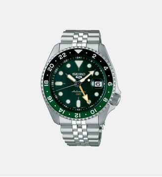Montre automatique Sport Vert SSK035K1 - Seiko 5 - Argenté