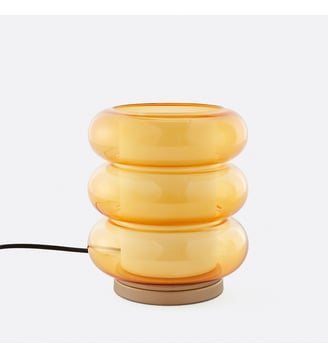 Lampe à poser en verre ambré - La Redoute Interieurs - Ambre