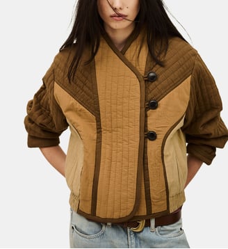 Veste droite Cisca - Ba&sh - Camel