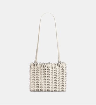 Sac réversible 1969 Flip en cuir - Rabanne - Ivoire et argent