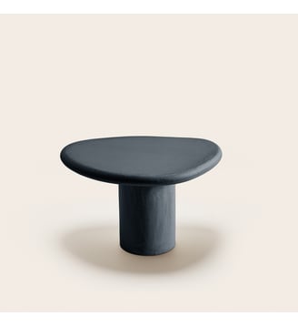 Table d'appoint MYRKO  Enduit minéral à l'effet béton - Madura - Noir