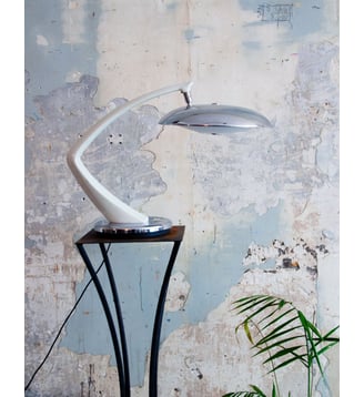 Lampe des années soixante Julia N°899- Produit chiné - Debongout - Gris métal