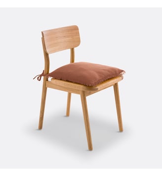 Galette de chaise coton natté La Redoute Interieurs