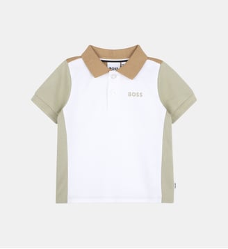 Polo manches courtes - BOSS Kidswear - Blanc