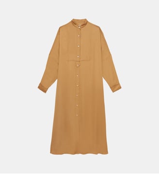 Robe Boy en viscose - Ines de la Fressange Paris - Camel