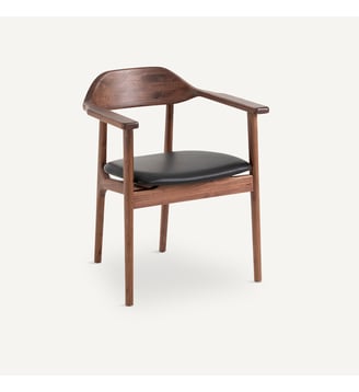 Fauteuil de table noyer - AM.PM - Noyer