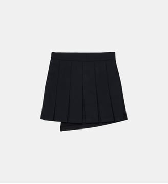Jupe plissée avec logo - Diesel Kids - Noir