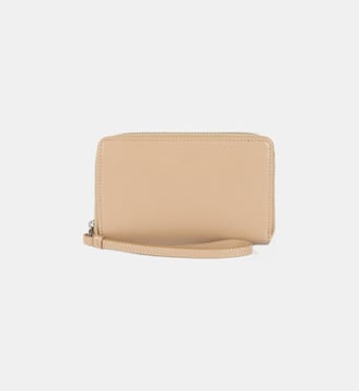 Mini compagnon Paris cuir lisse - Lancaster - Beige foncé
