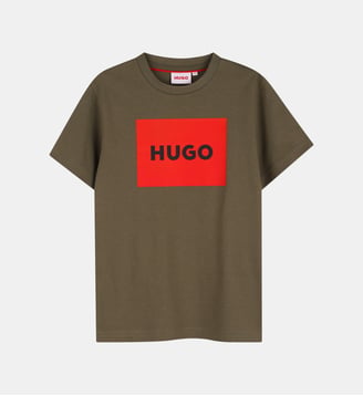 Tee-shirt manches courtes - Hugo Kids - Kaki