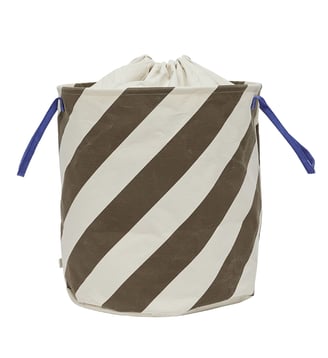 Panier de rangement en polyester Living - OYOY - Marron