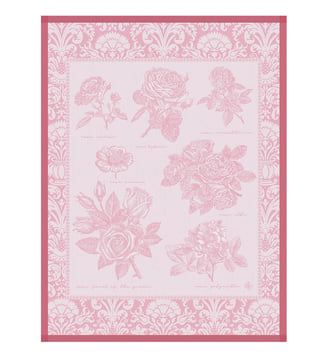 Torchon Jardin des roses - Le Jacquard Francais - Pétale