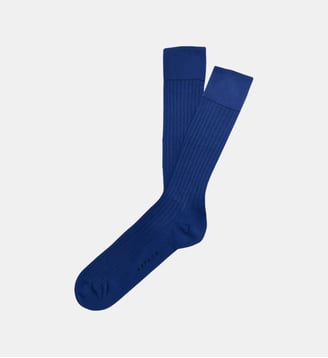 Chaussettes en fil d'écosse - Nocturne - Arthur - Bleu