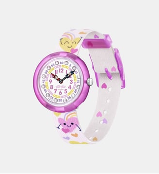 Montre Organized chaos Blanc FBNP223 - Flik Flak - Rose