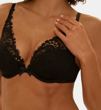 Soutien-gorge push-up décolleté plongeant - Noir - Simone Pérèle - Noir