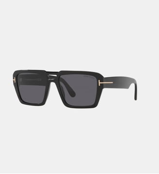 Lunettes de soleil Pilote Redford TR - Tom Ford - Noir brillant