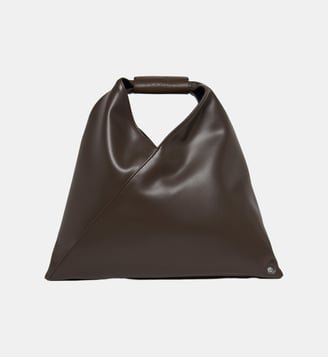 Sac Japonais Mini en tissu enduit - MM6 Maison Margiela - Brun cacao