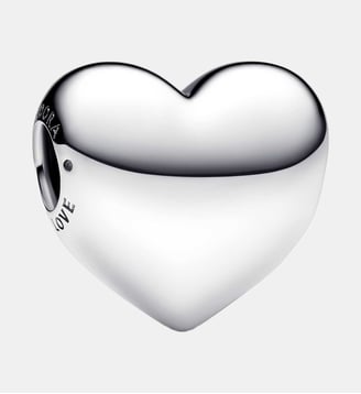 Grand Charm Cœur Gravable Be Love - Pandora - Argenté