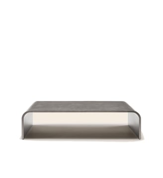 Table Basse  Métal brossé Madura