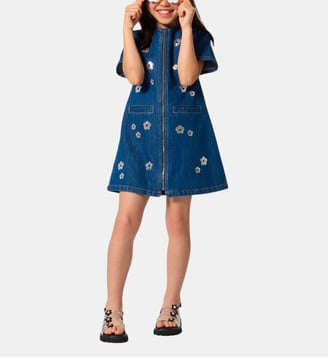 Robe en jean - Marc Jacobs Kids - Bleu