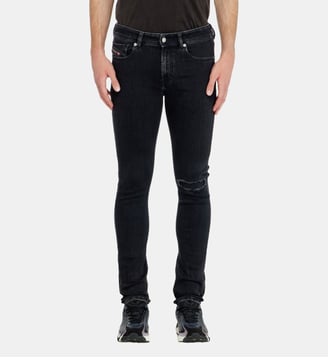 Skinny Jeans Low Waist 1979 Sleenker - Diesel - Noir et gris foncé