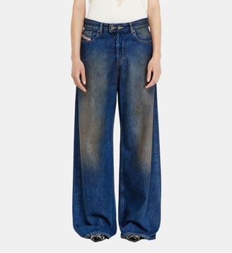 Relaxed Jeans Low Waist 1996 D-Sire - Diesel - Bleu foncé
