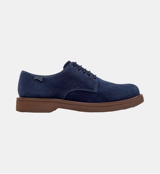 Derbies Norman cuir - Camper - Bleu foncé