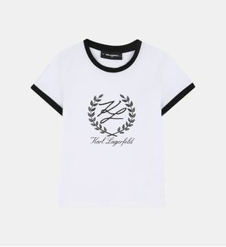 T-shirt à manches courtes - Karl Lagerfeld Kids - Blanc