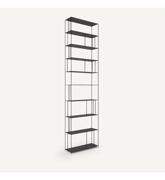 Bibliothèque métal acier H320 cm - AM.PM - Noir