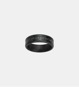 Bague Stanislas en Acier 316L - Phebus - Noir